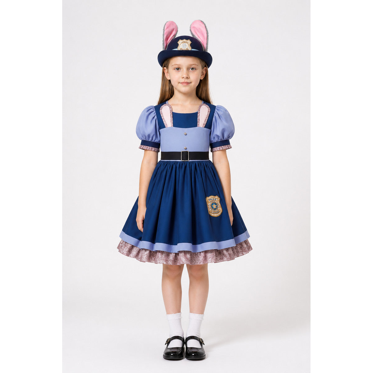 Police Rabbit Dress with Full Skirt main product view
