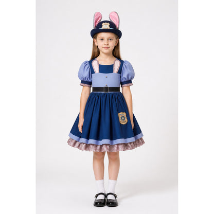 Police Rabbit Dress with Full Skirt main product view