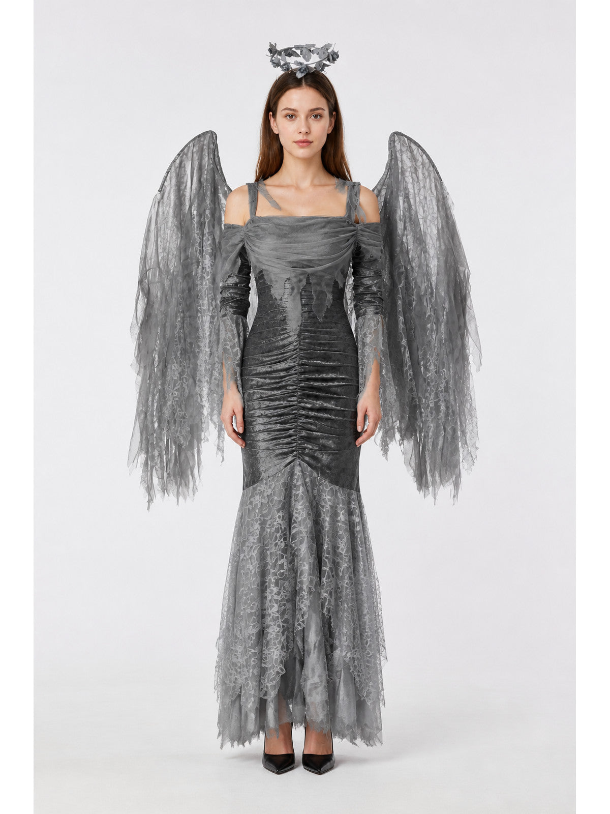 Fantasy Character Costume with Wings, Dress main product view