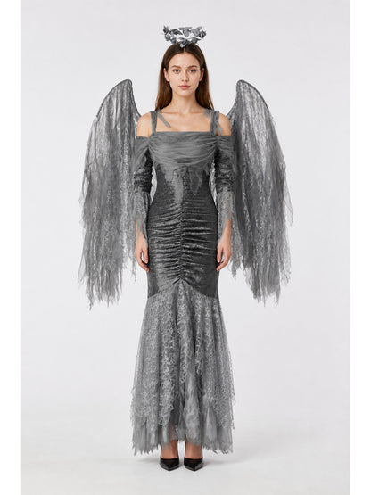 Fantasy Character Costume with Wings, Dress main product view