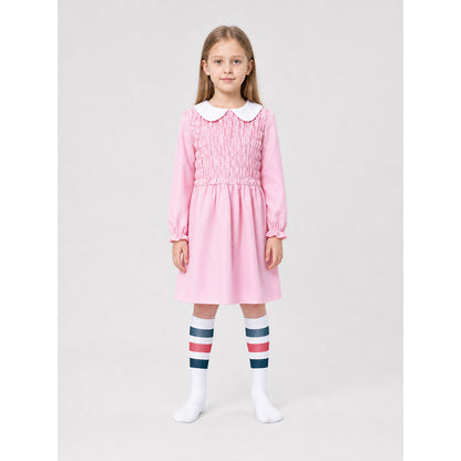Stranger Things Cosplay Dress with Leg Warmers on-model view