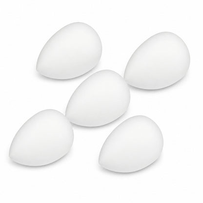 5Pcs White Plastic Full Face Masks Blank Paintable Mask DIY Halloween Cosplay Masquerade Costume Accessories Face Craft