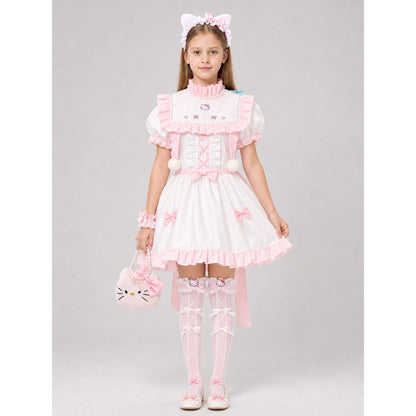 Emma Woods Hello Kitty Cosplay Costume with Accessories