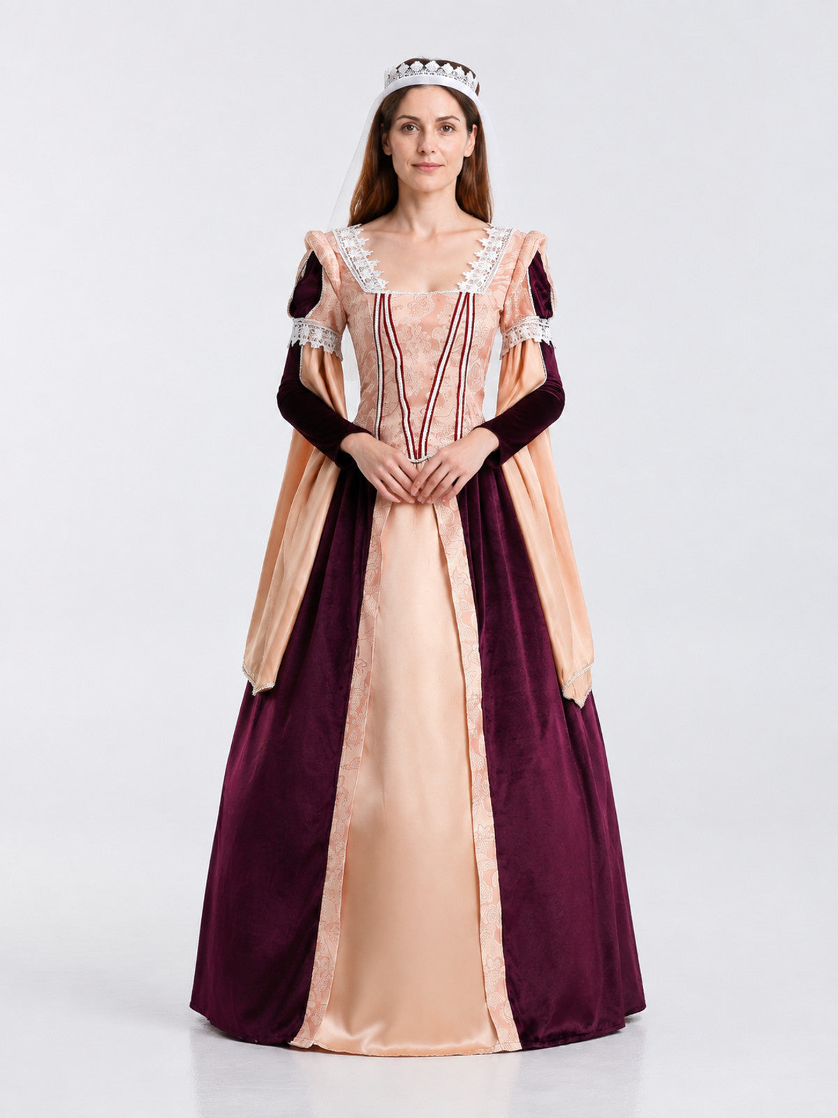 Medieval Court Dress 1647 for Cosplay main product view