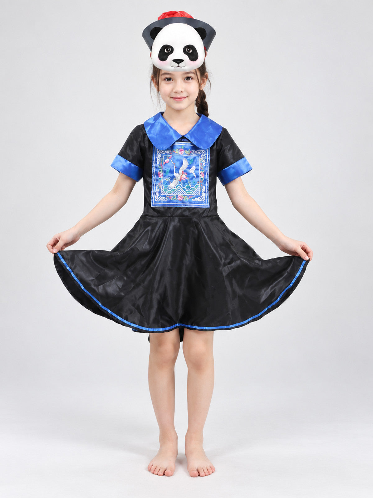 Panda Costume with Dress and Headpiece