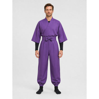Doi Hansuke Ninja Cosplay Jumpsuit from the Anime on-model view