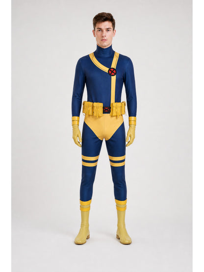 Cyclops X-Men ’97 Cosplay Jumpsuit, 6 Pieces main product view