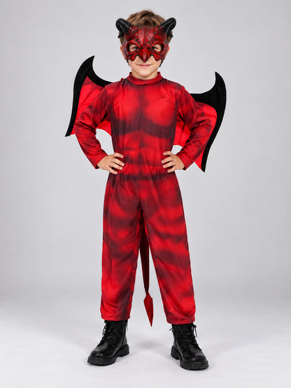 Kids' Devil Costume: Mask, Wings, Tail