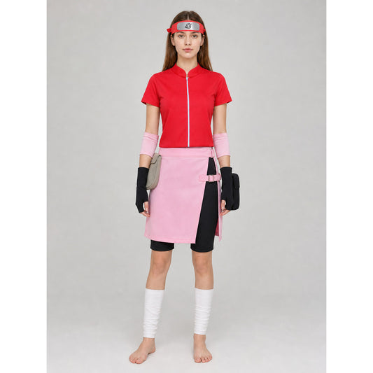 Sakura Haruno Cosplay Costume from Naruto