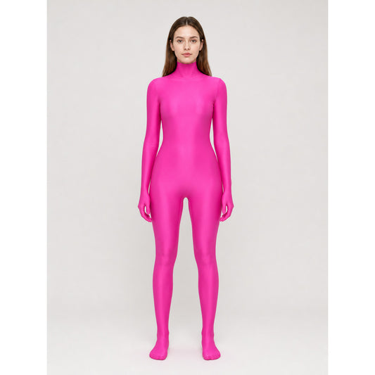 Pink Hooded Morph Suit for Performances