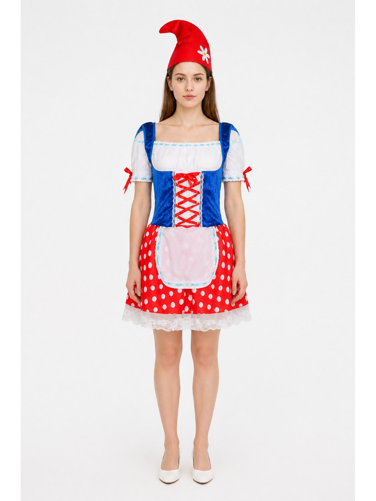 Oktoberfest Carnival Costume with Dress and Hat main product view