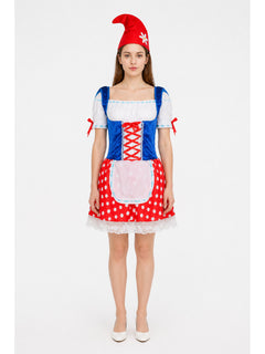 Oktoberfest Carnival Costume with Dress and Hat
