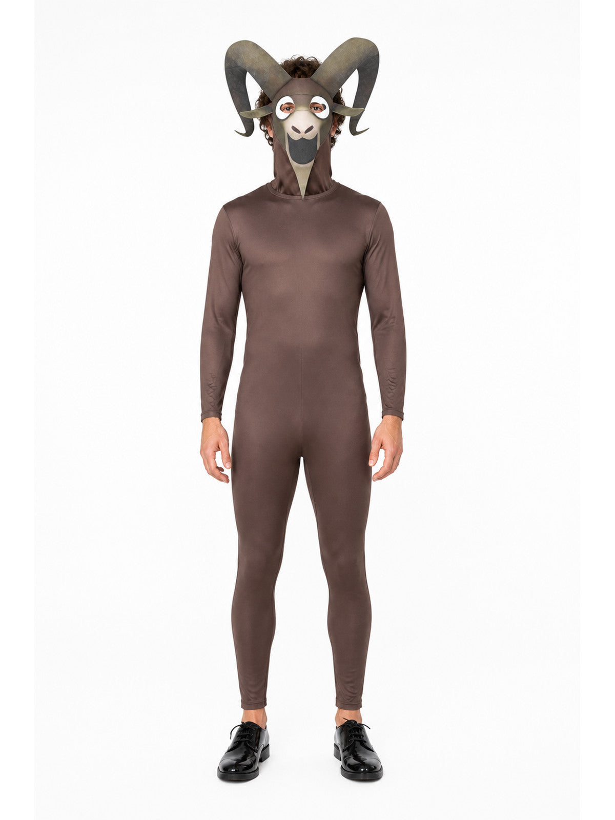 Goat Monster Costume, Jumpsuit and Helmet