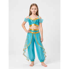 Blue and Gold Princess Costume Set