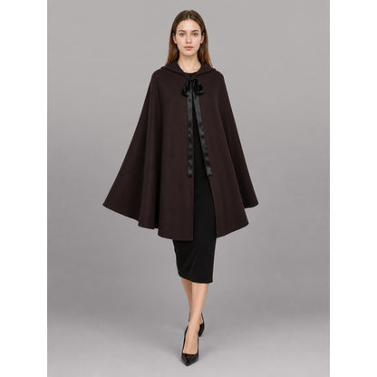 Brown Carnival Cloak with Hood