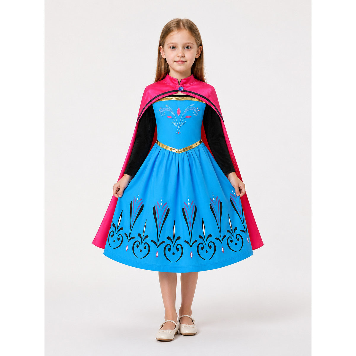 Pink and Blue Princess Costume for Halloween