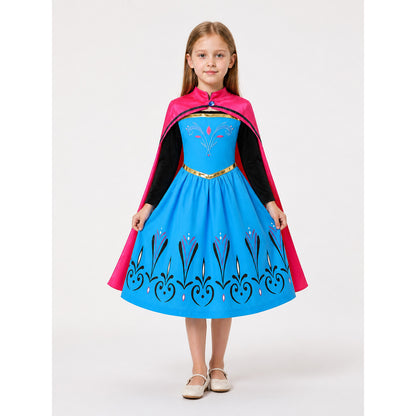 Pink and Blue Princess Costume for Halloween