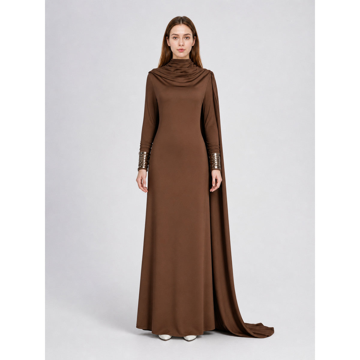 Brown Amilyn Holdo Cosplay Dress