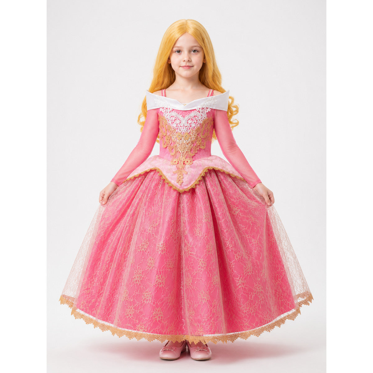 Princess Costume with Wig for Halloween main product view