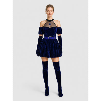 Star Wars Cosplay Dress with Belt and Gloves