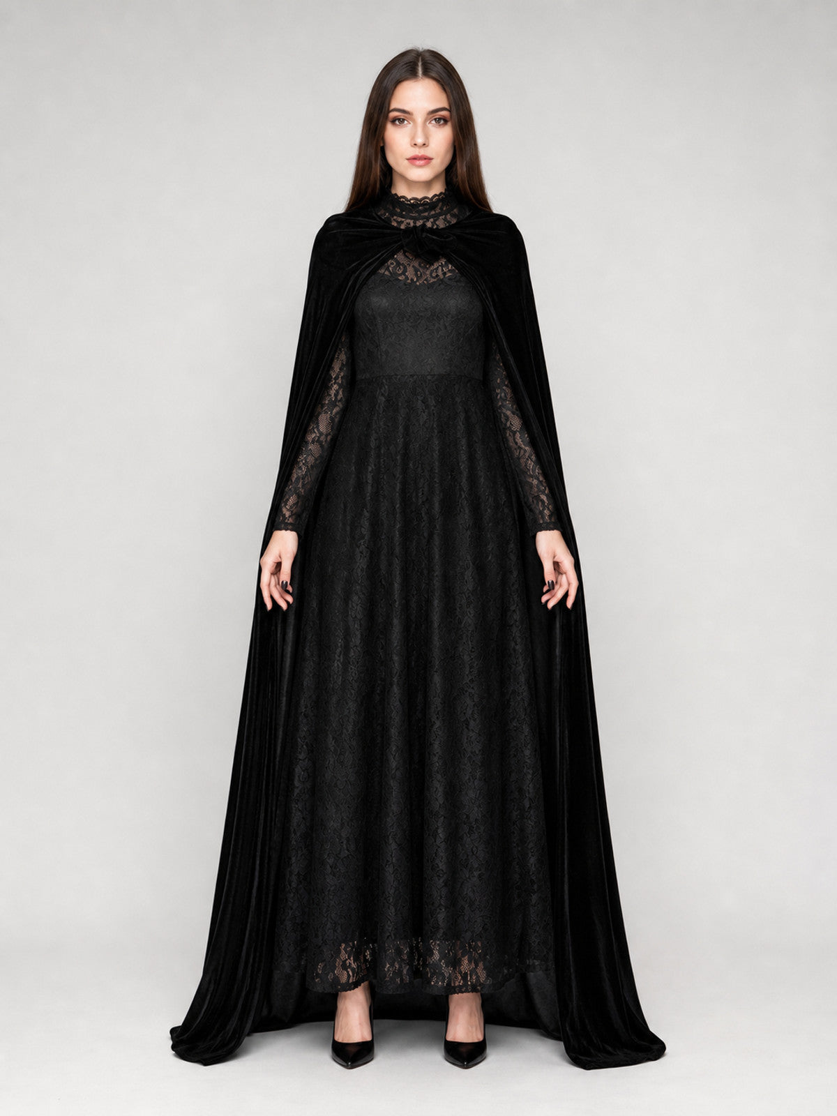 Elphaba Cosplay Costume: Dress, Cape, and Hat