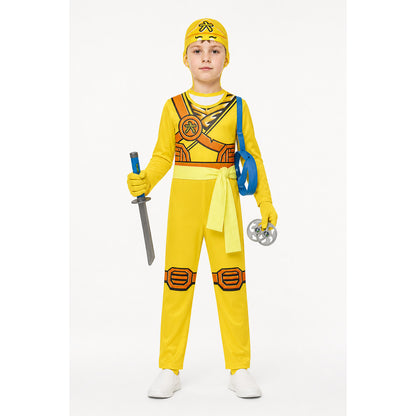 Ninja Costume Jumpsuit with Mask and Gloves main product view