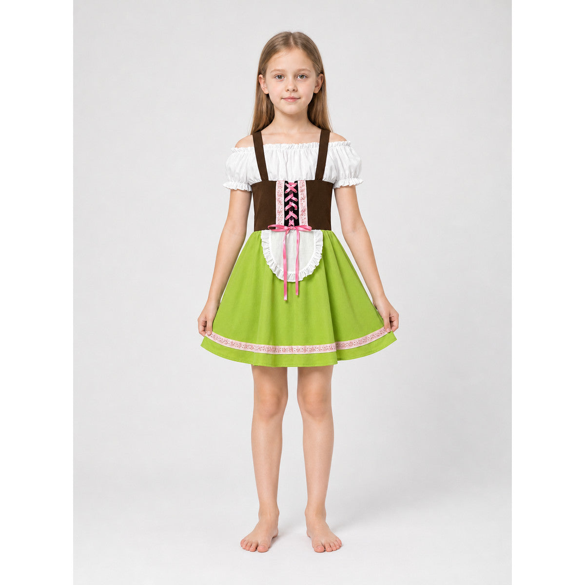 This costume dress is designed for role-playing, costume parties, and themed front view