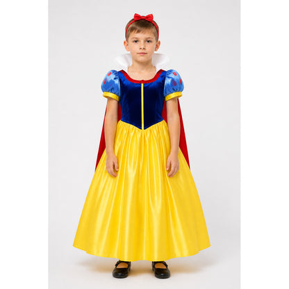 Snow White Dress with a Blue Bodice and Yellow Skirt main product view