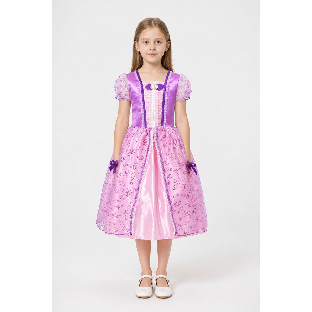 Princess Carnival Costume with Full Skirt for Halloween main product view
