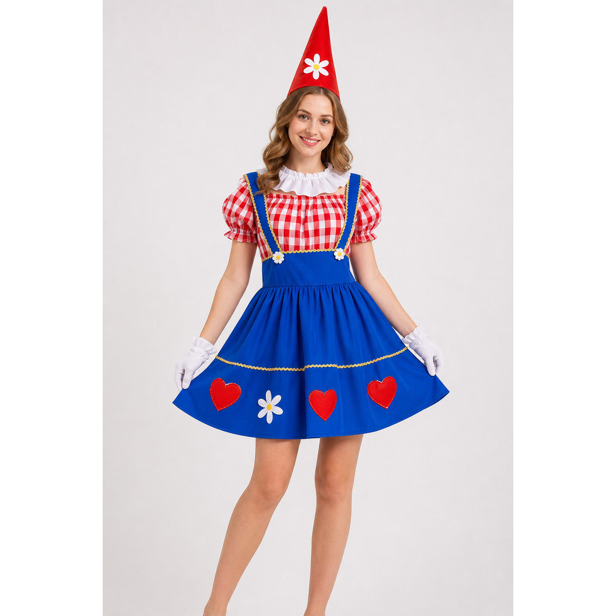 Clown Costume with Hat and Gloves