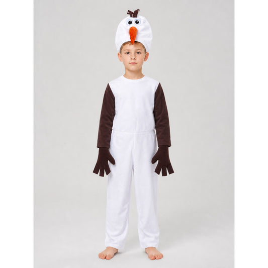 Snowman Costume for Cosplay, Holidays, and Performances