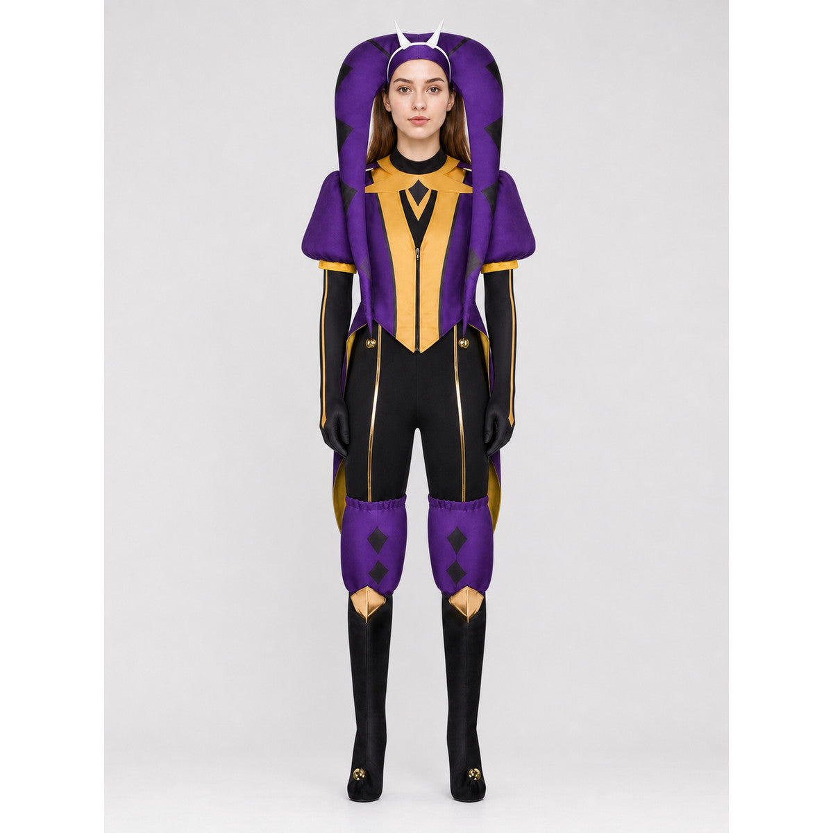 Theatrical Jester-Style Clown Costume