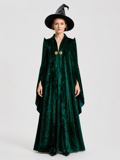 Minerva McGonagall Costume Robe and Hat for Halloween