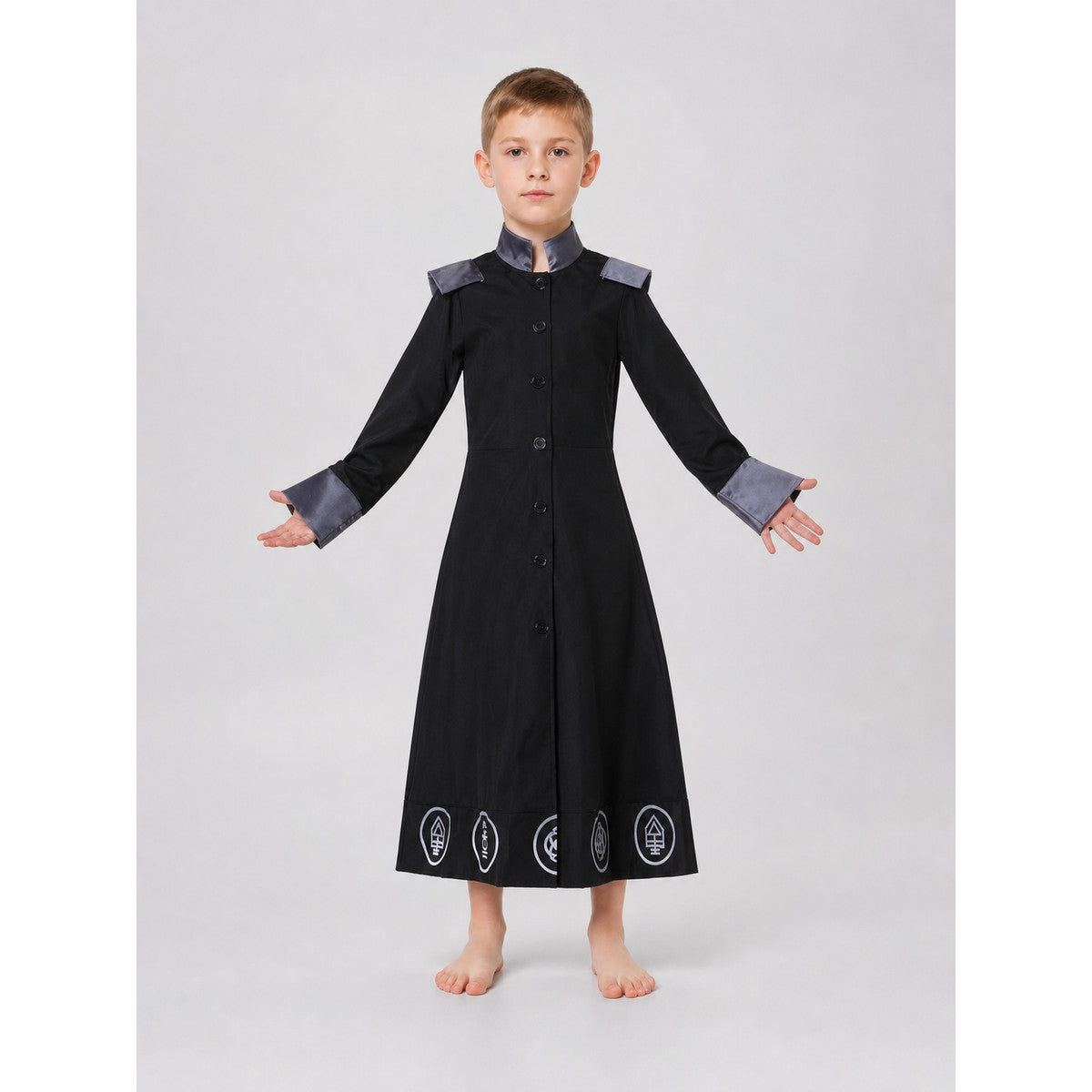 Carnival Costume with Robe and Pointed Hat