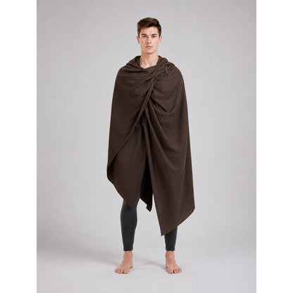 Brown Hooded Cape
