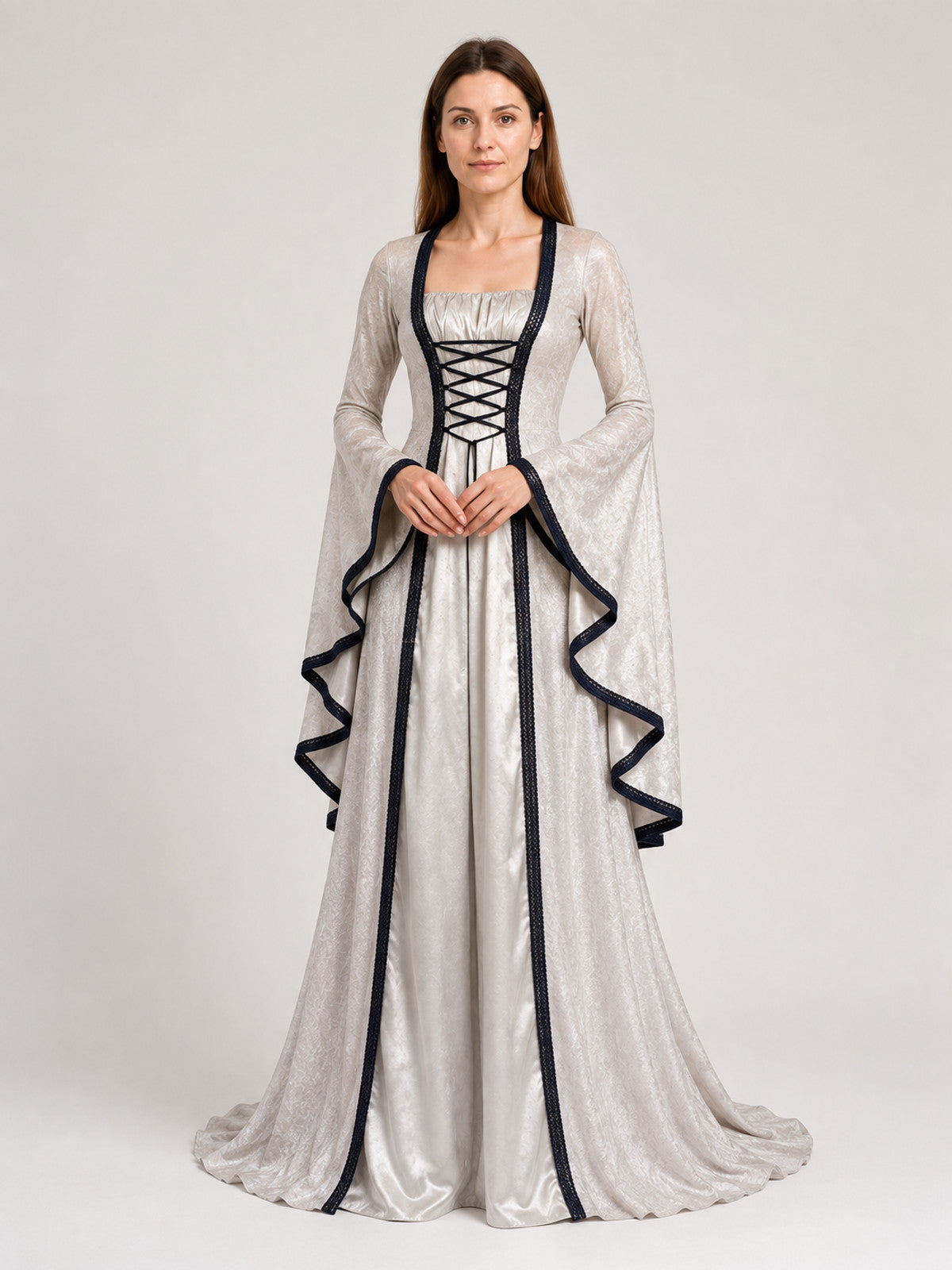 Renaissance Dress with Flared Sleeves for the Stage main product view