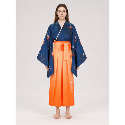 Amelia Watson Orange Fish Cosplay Kimono