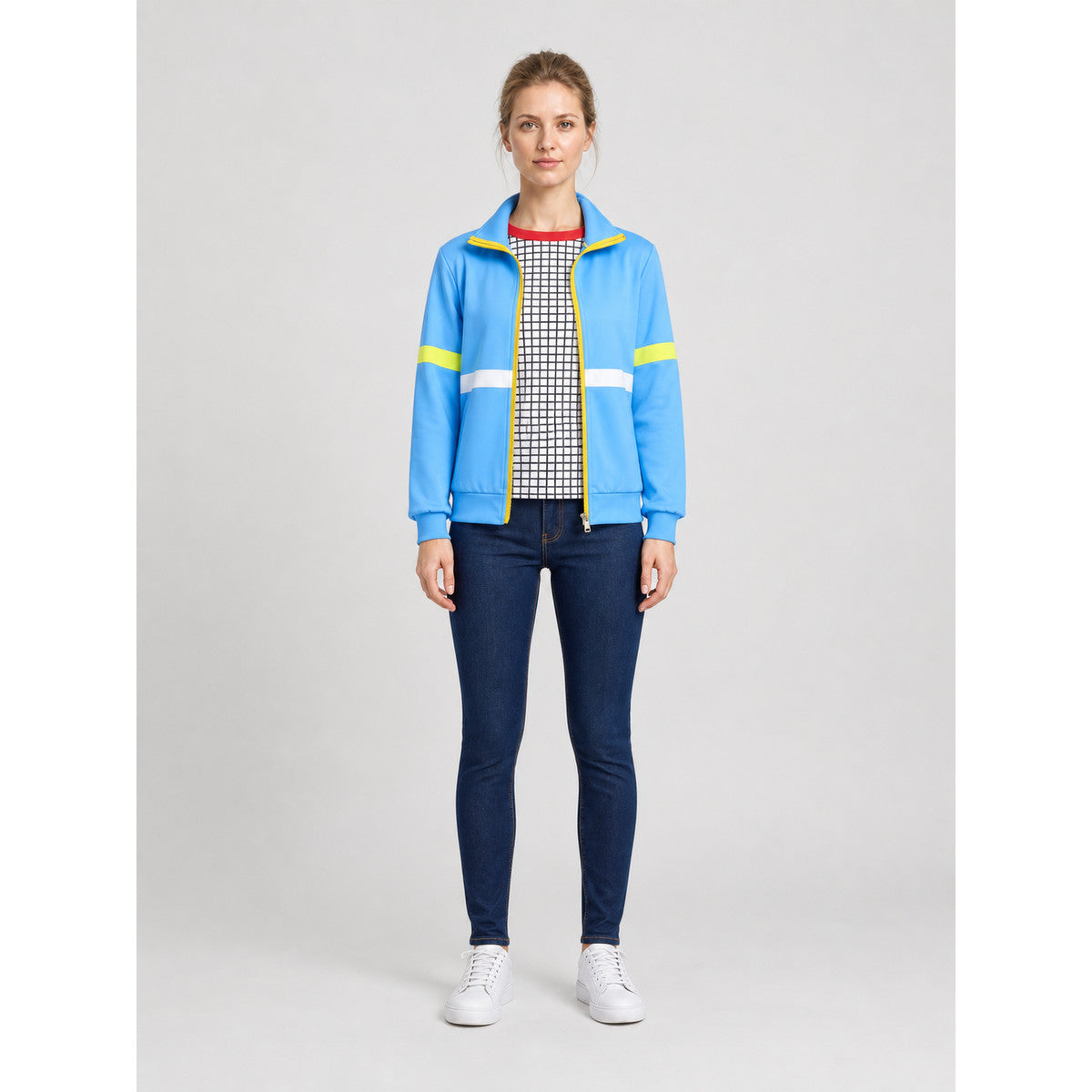 Max Costume for Cosplay: Jacket and T-Shirt on-model view