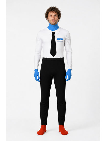 Character Carnival Jumpsuit with Glasses and Tie main product view