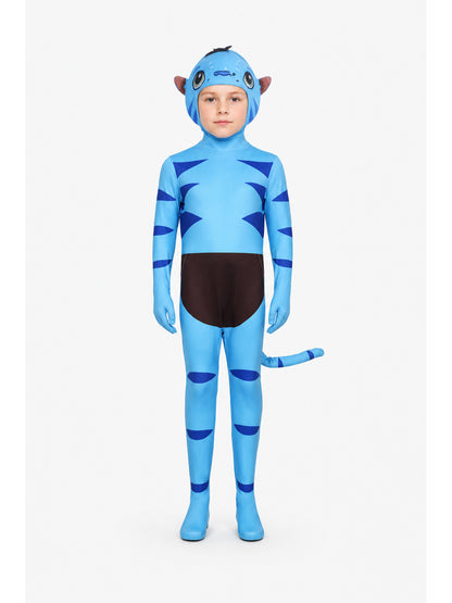Avatar 3 Cosplay Costume with Tail and Mask, 110–190