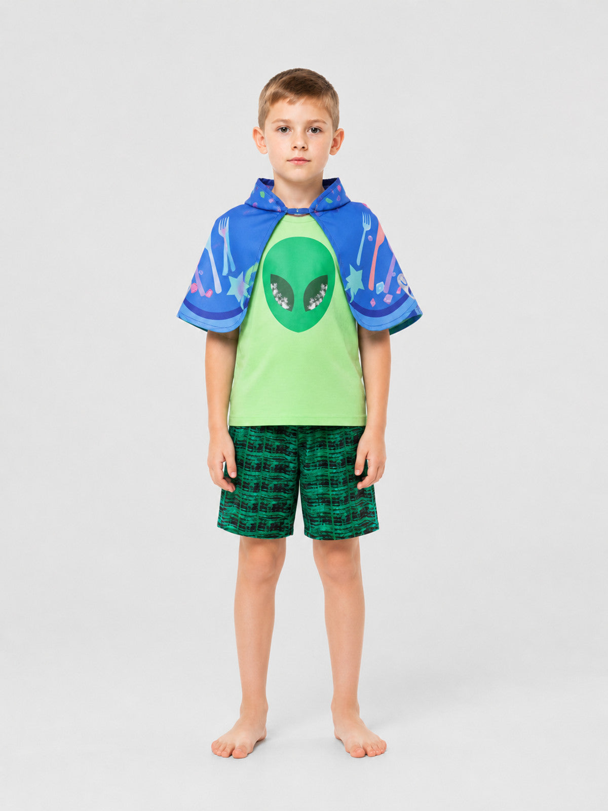 Cosplay Costume “Earth Agent Elio,” 3 Pieces on-model view