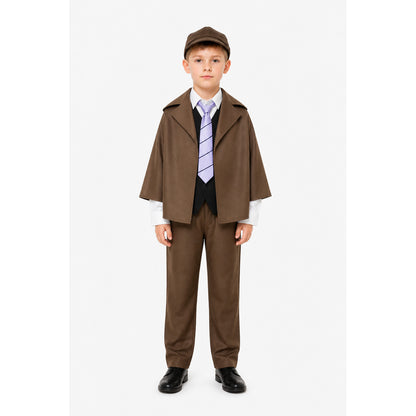 Edogawa Ranpo Cosplay Costume with Cape and Hat main product view