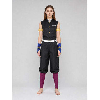 Tengen Uzui Cosplay Costume with Dual Swords for Halloween
