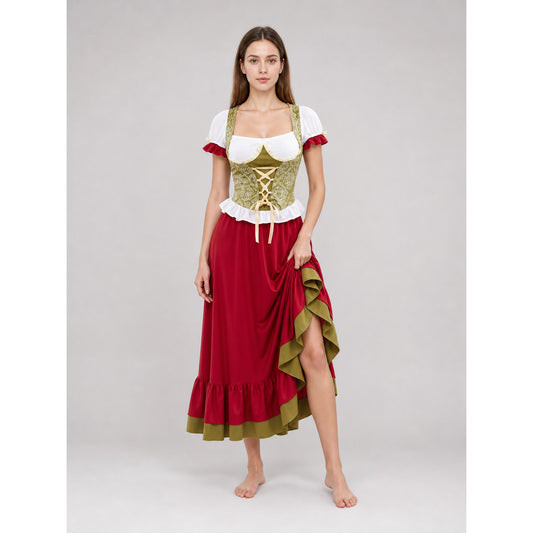 Bavarian-Style Carnival Dress for Oktoberfest