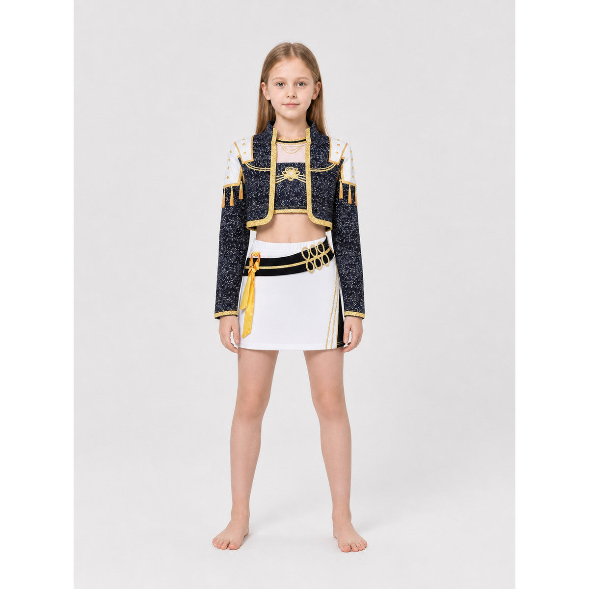 Short Children’s Sequin Costume for the Stage on-model view