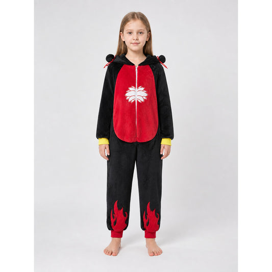 Carnival Hooded Jumpsuit Costume