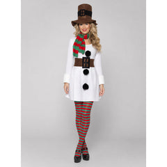 Christmas Snowman Costume with Dress and Hat