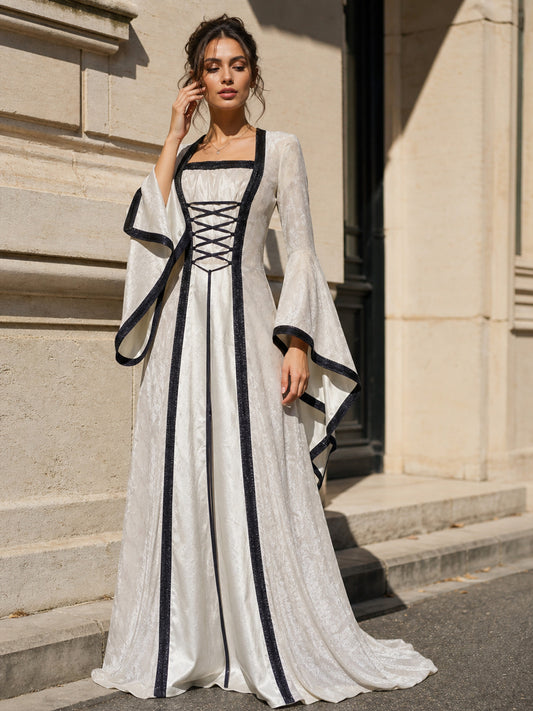 Vintage Long Dress with Corset Lacing main product view