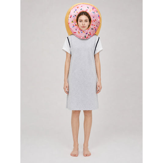 Donut-Shaped Headpiece for a Costume Party