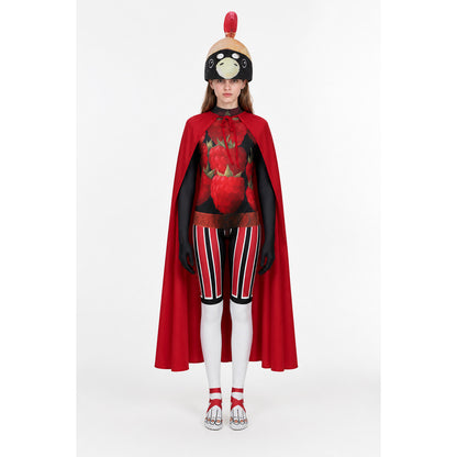 Cosplay Costume with Mask, Cape, and Print main product view